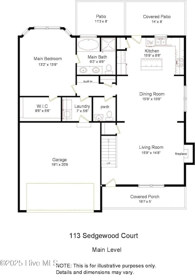 113 Sedgewood Ct, Aberdeen, NC 28315 - view of layout