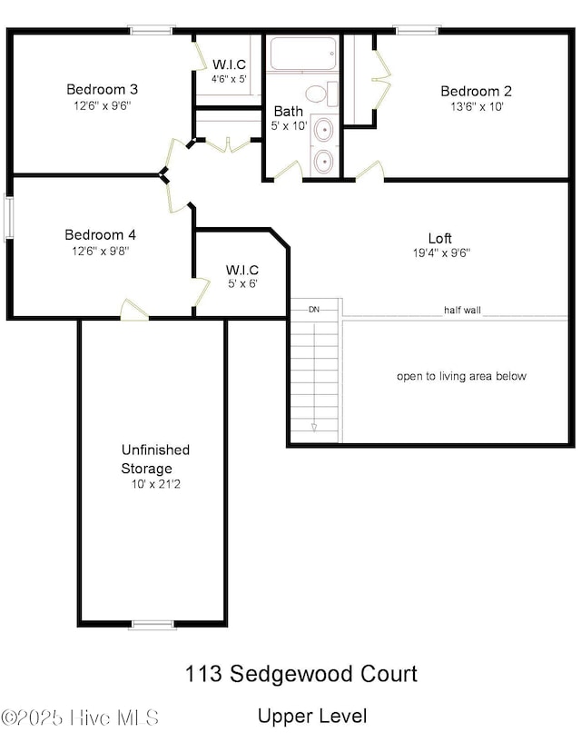 113 Sedgewood Ct, Aberdeen, NC 28315 - floor plan