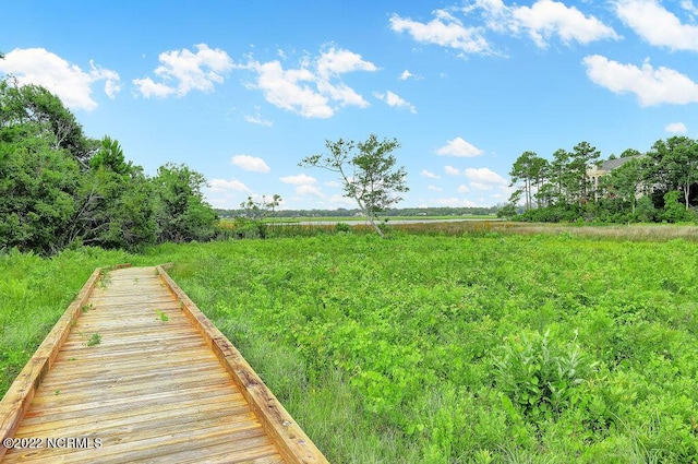 view of dock