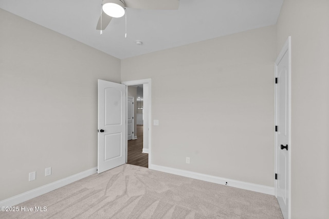 2366 Great Laurel Ct, Greenville, NC 27834 - unfurnished bedroom with carpet floors, baseboards, and ceiling fan
