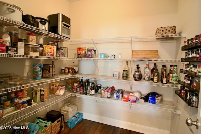 view of pantry