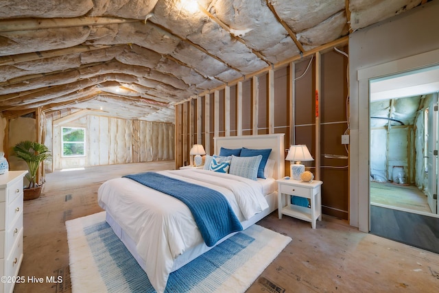 485 N Wild Rice Dr SW, Supply, NC 28462 - bedroom featuring lofted ceiling