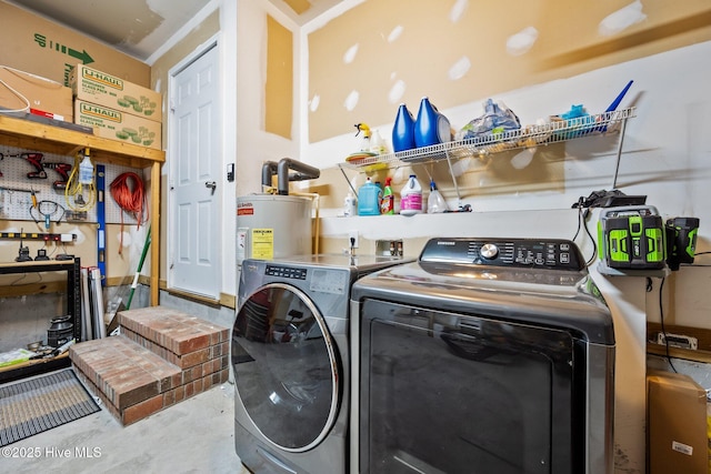 laundry room with laundry area and separate washer and dryer