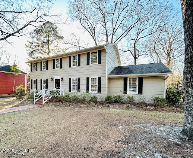 view of colonial inspired home