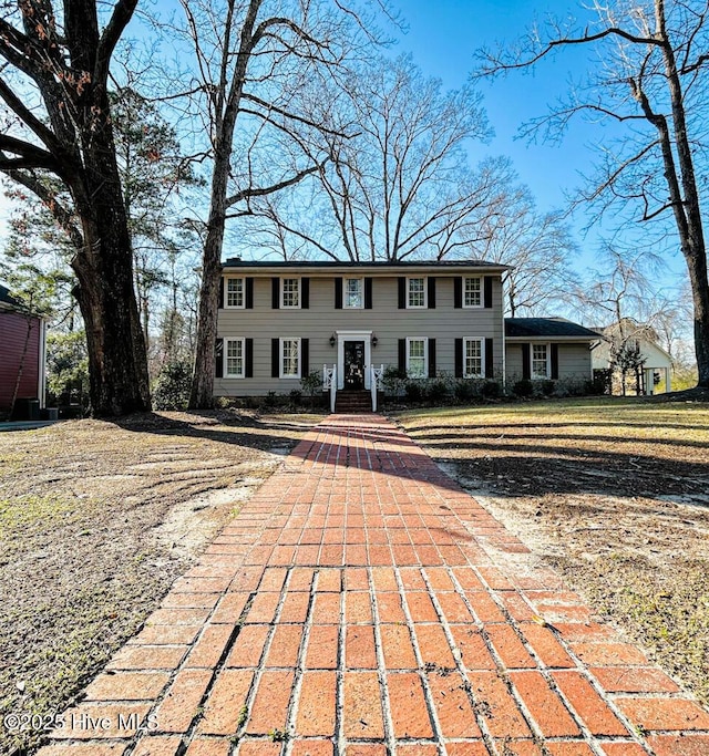 view of colonial home