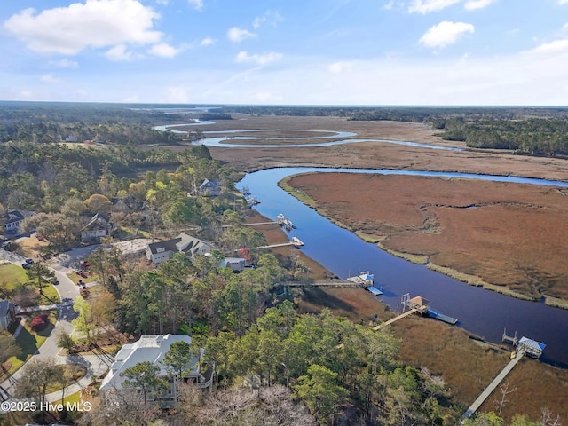 1807 Baywater Ct SE, Bolivia, NC 28422 - bird's eye view featuring a water view