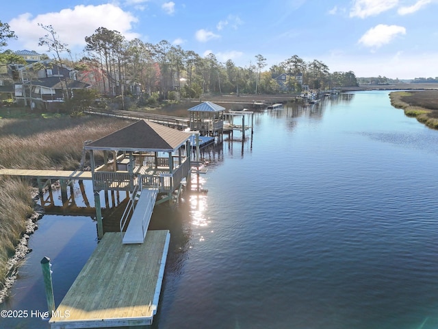 1807 Baywater Ct SE, Bolivia, NC 28422 - view of dock with a water view