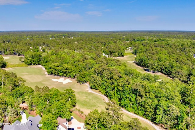 1807 Baywater Ct SE, Bolivia, NC 28422 - drone / aerial view with a wooded view and golf course view