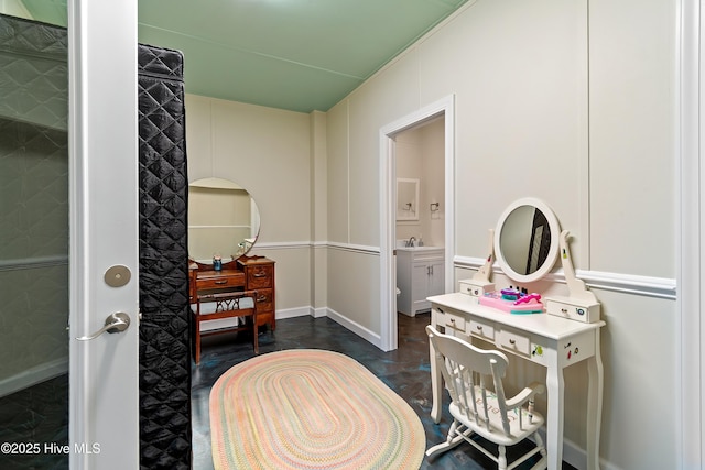 1807 Baywater Ct SE, Bolivia, NC 28422 - bathroom with baseboards and a sink