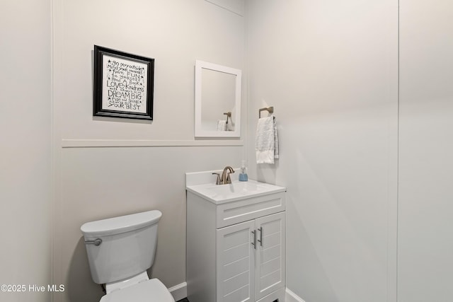 1807 Baywater Ct SE, Bolivia, NC 28422 - half bathroom with vanity and toilet