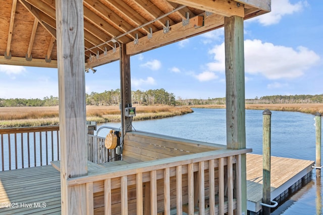 1807 Baywater Ct SE, Bolivia, NC 28422 - view of dock with a water view