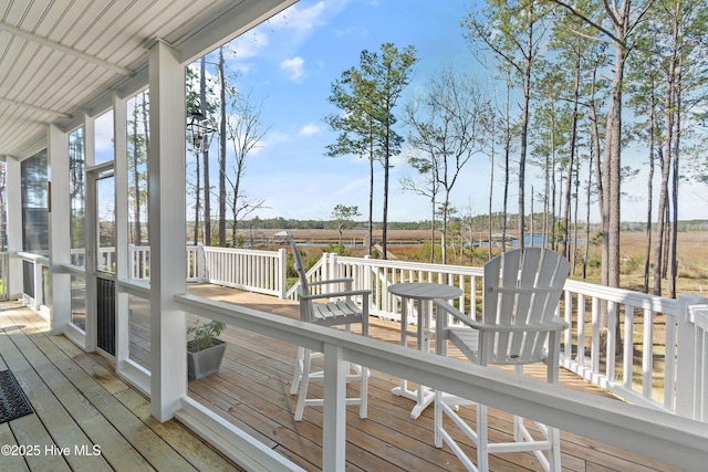 1807 Baywater Ct SE, Bolivia, NC 28422 - view of wooden deck