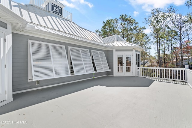 1807 Baywater Ct SE, Bolivia, NC 28422 - exterior space featuring a balcony and french doors