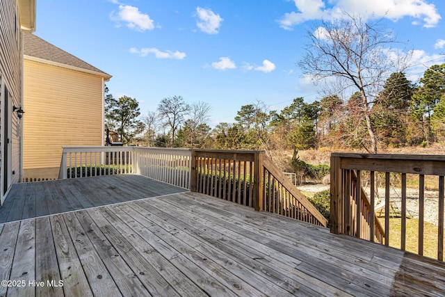126 Lightwater Dr, Aberdeen, NC 28315 - view of wooden terrace