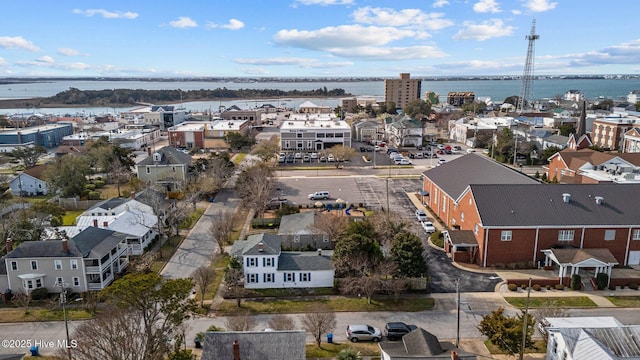 209 N 8th St, Morehead City, NC 28557 - aerial view of residential area with a nearby body of water