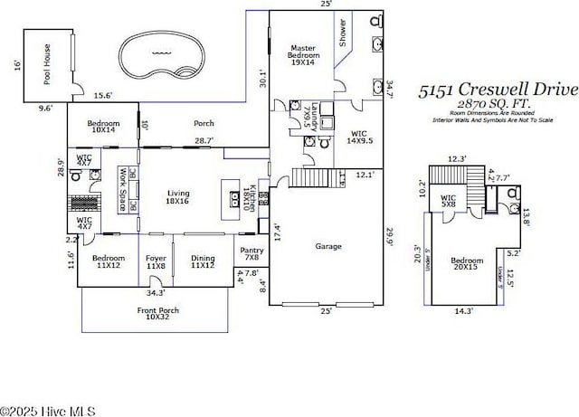 5151 Creswell Dr, Leland, NC 28451 - home floor plan
