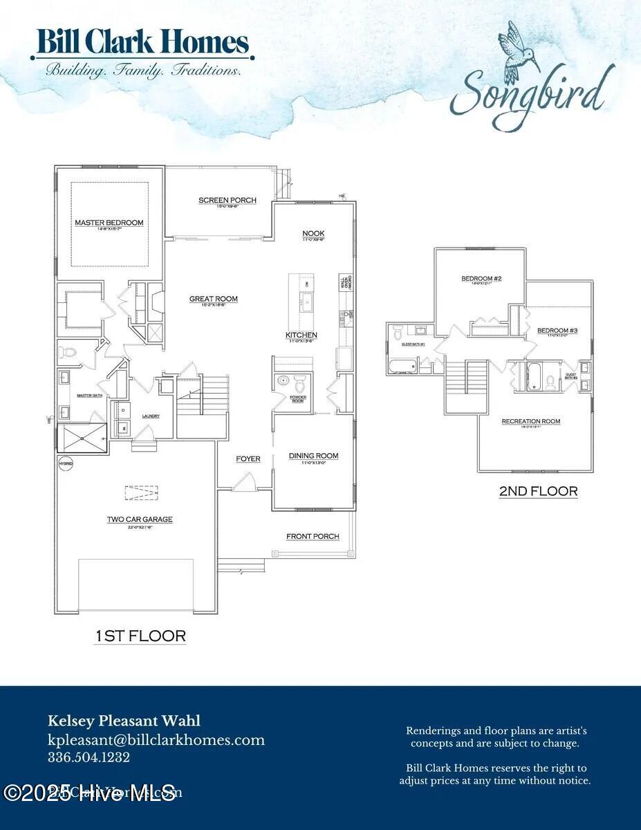 344 Bluebird Ln, Hampstead, NC 28443 - floor plan / room layout