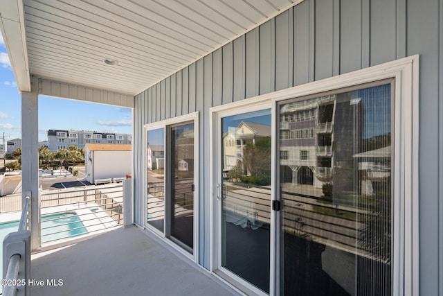 205 Fayetteville Ave Unit 1, Carolina Beach, NC 28428 - balcony with view of pool