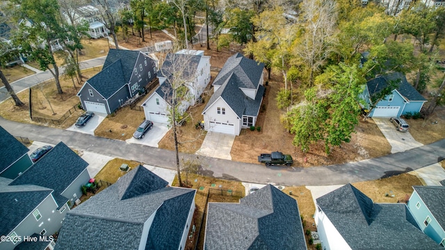 bird's eye view featuring a residential view