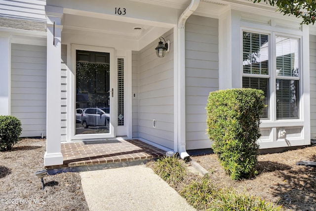 view of entrance to property