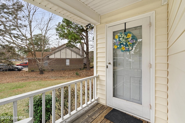 view of entrance to property