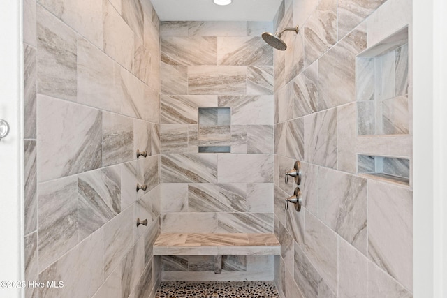 449 E Fourth St, Ocean Isle Beach, NC 28469 - full bath with a tile shower