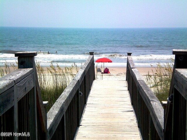 449 E Fourth St, Ocean Isle Beach, NC 28469 - view of home's community featuring view of water and beach