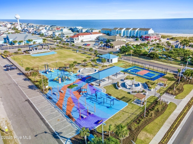 449 E Fourth St, Ocean Isle Beach, NC 28469 - aerial view of a park and a large body of water