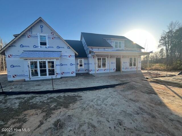 view of rear view of house