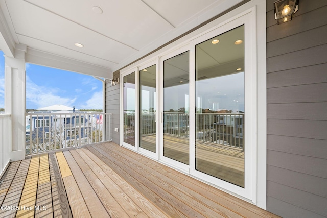 304 Alabama Ave Unit 2, Carolina Beach, NC 28428 - view of wooden terrace