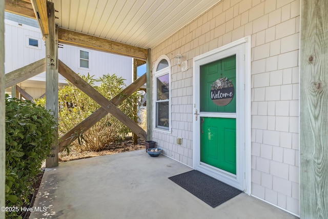 view of entrance to property