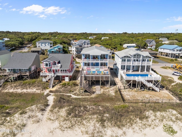 birds eye view of property featuring a residential view