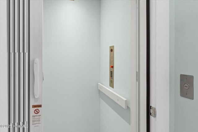 details featuring elevator