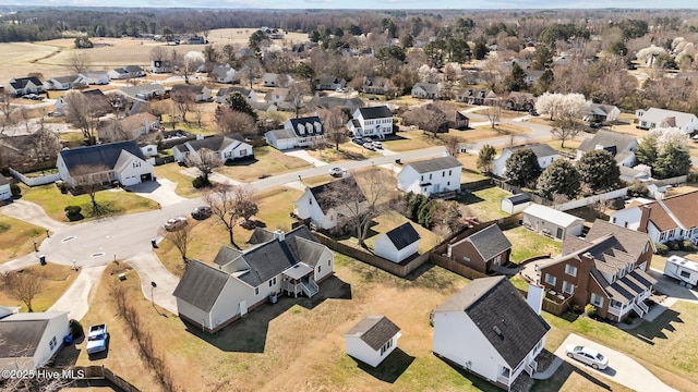 birds eye view of property featuring a residential view