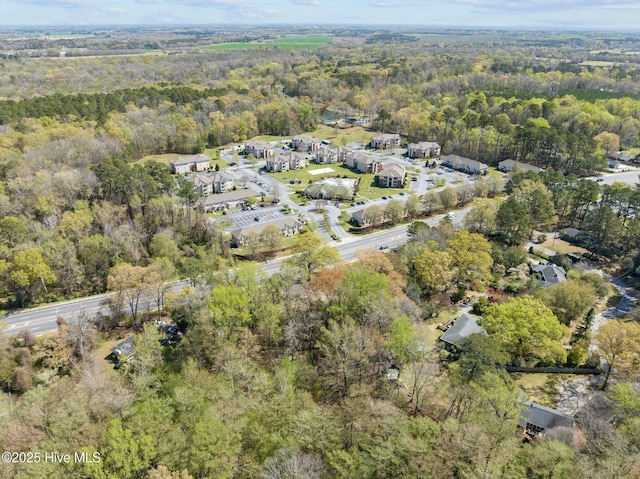 aerial view with a view of trees