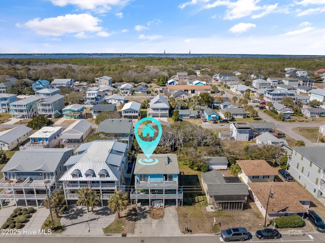 birds eye view of property featuring a residential view