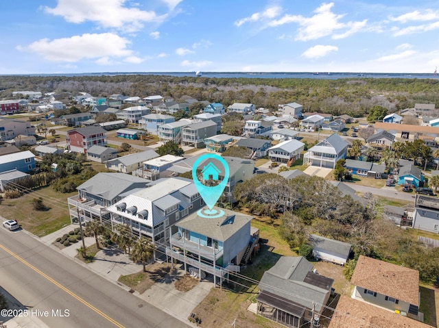 bird's eye view featuring a residential view