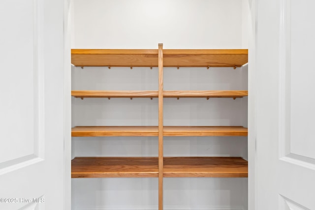 view of pantry