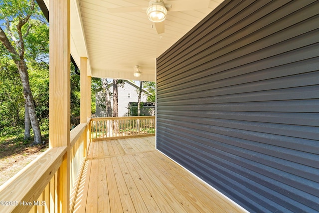 view of deck