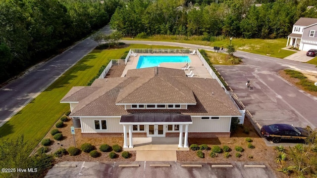 drone / aerial view