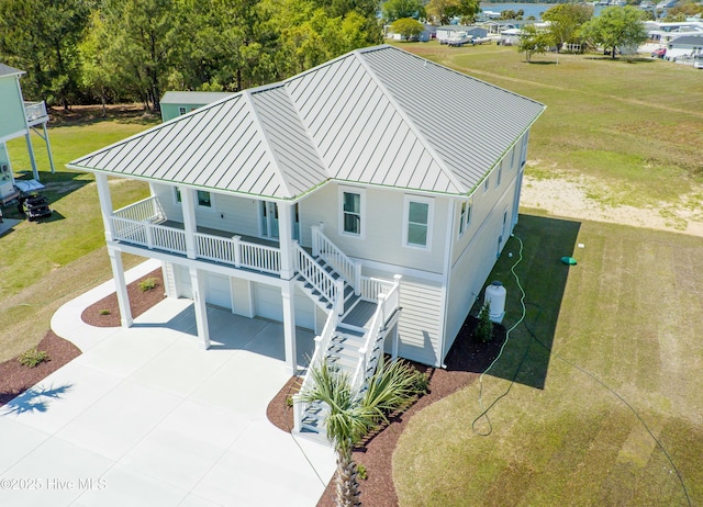 drone / aerial view