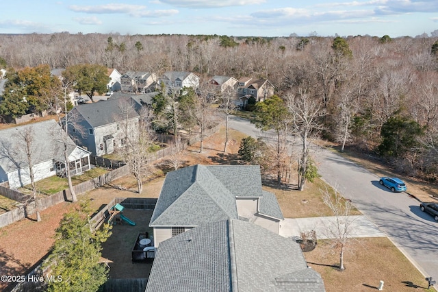 birds eye view of property featuring a residential view