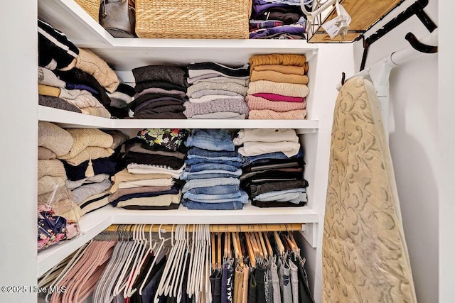 view of closet