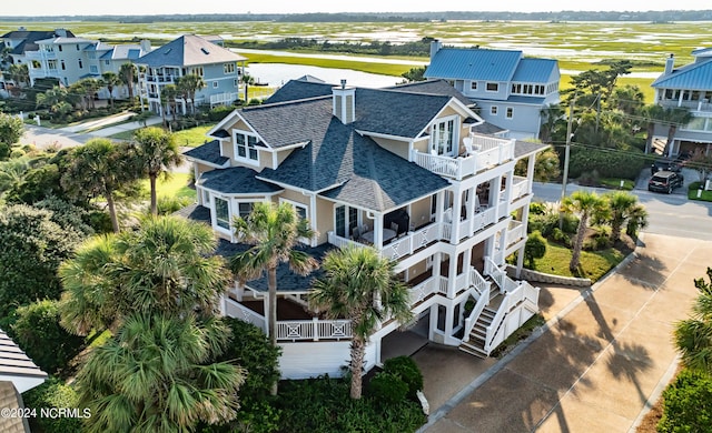 2628 N Lumina Ave, Wrightsville Beach, NC 28480 - aerial view of property and surrounding area