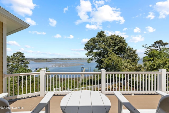 8904 Sound View Ct, Emerald Isle, NC 28594 - deck with a water view