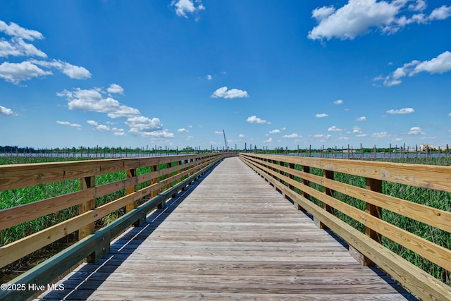 view of dock