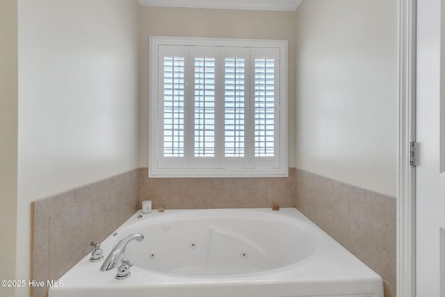 full bath featuring a whirlpool tub