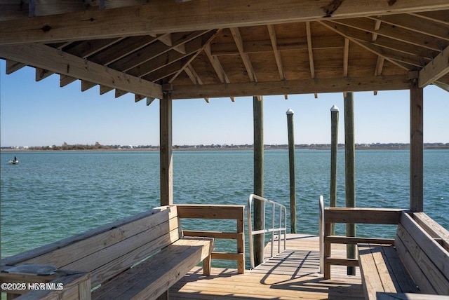 108 Cottage Walk, Hampstead, NC 28443 - dock area featuring a water view