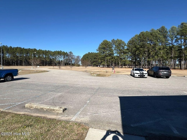 view of uncovered parking lot