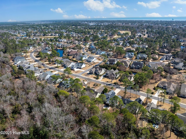 drone / aerial view featuring a residential view